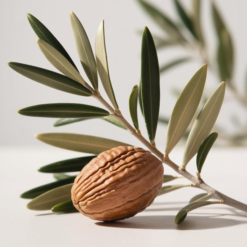 Rameau d'olivier et noix d'argan